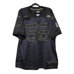 Men's Nike Von Miller Black Denver Broncos 2020 Salute To Service Limited Jersey